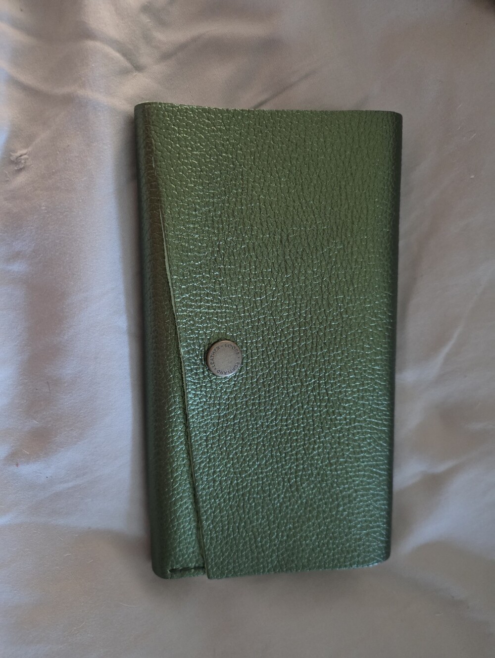 PLG Ranchers Wallet In Metallic Green Leather